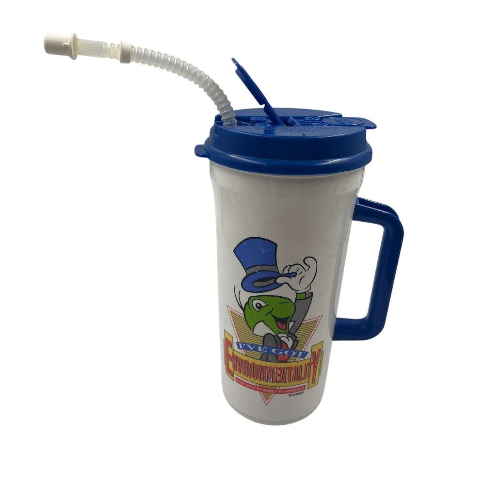 Disney Vintage Jiminy Cricket I've Got Environmentality Whirley Thermo Tumbler